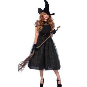 Darling Spellcaster Witch Leg Avenue Dress Costume XL Read‎